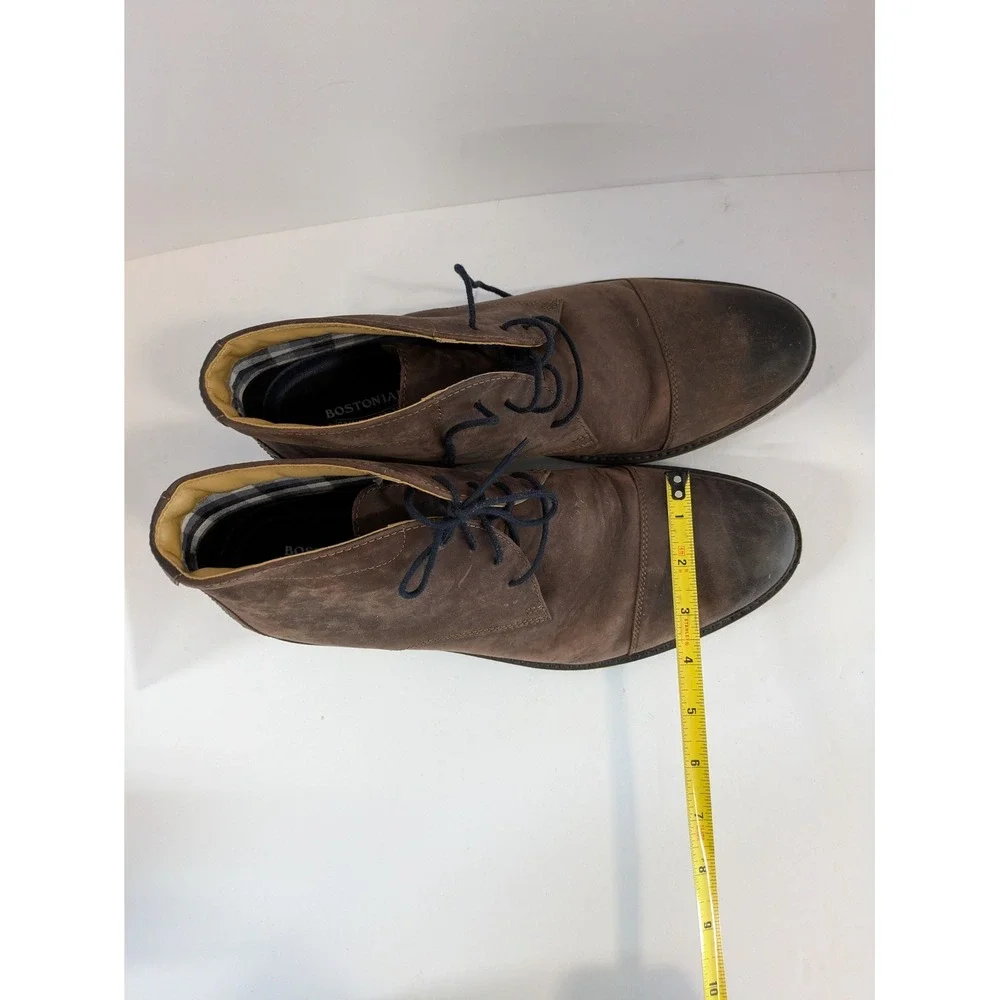 Bostonian Commonwealth Mens Brown Suede Cap Toe Chukka Boots Size 12 M 261399127